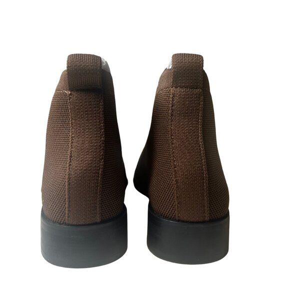 Bacia Women’s Sock Ankle Boots – Brown – Size 8 - Picture 4 of 5